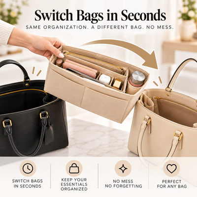 Bag Switcher™ Switch Bags in Seconds, Stay Organized